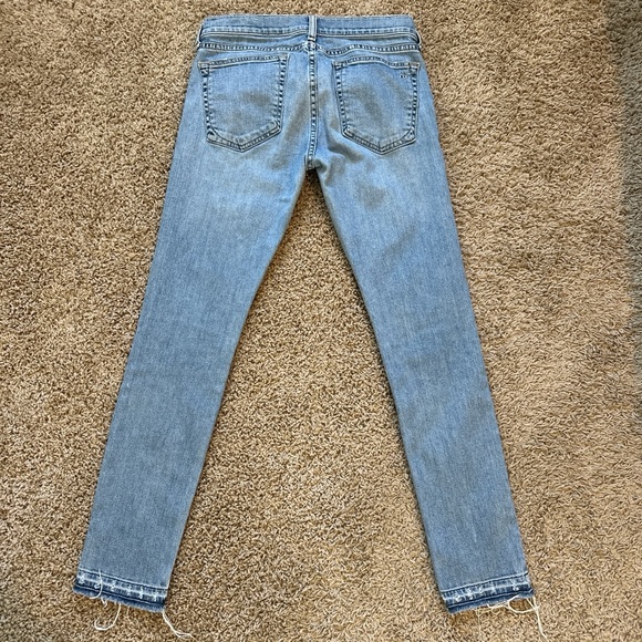 Rag & Bone Light Blue Skinny Jeans - Picture 4 of 7